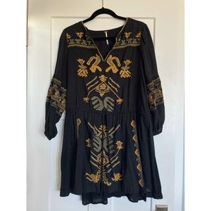 Free People drawstring dress